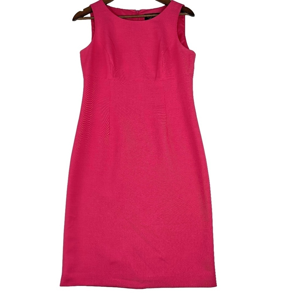 Black Label Evan Picone Pink Sleeveless Sheath Dress Size 4